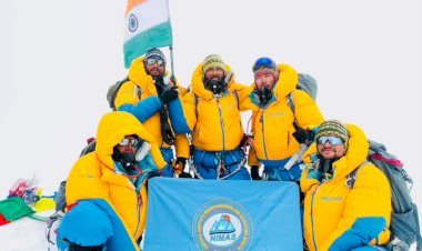 Team NIMAS Concludes Iconic Har Shikhar Tiranga Mission with Mt. Kangchenjunga Summit