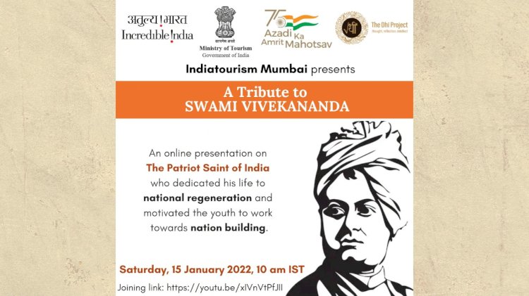 Indiatourism Mumbai pays a Tribute to  Swami Vivekananda