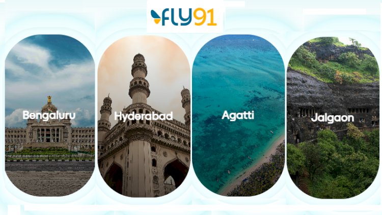 FLY91 adds Agatti, Jalgaon to its network