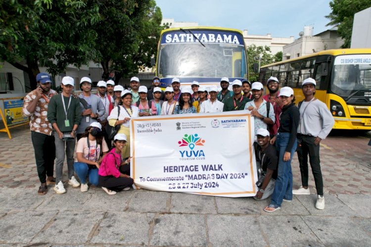 Engaging Young Minds: Yuva Tourism Club's Heritage Walk Celebrates Chennai's Rich History