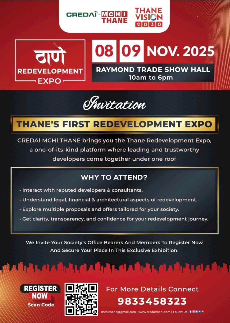 THANE Redevelopment Expo 2025 – Empowering Thane’s Housing Societies